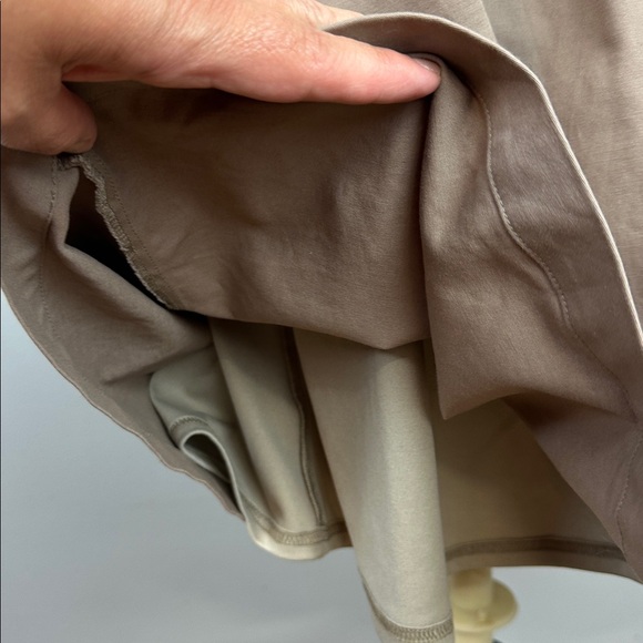 ModCloth Bea & Dot Tan and White Oslo and Behold Dress Sz S - Picture 8 of 16